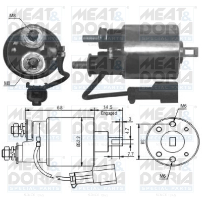 Solenoid Switch, starter